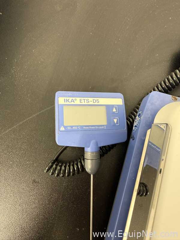 Lot of 4 IKA C-MAG HS 7 Hot Plate Stirrer with ETS-D5 Temperature Controller