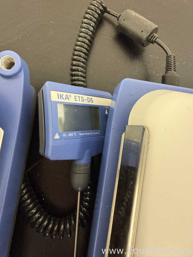 Lot of 4 IKA C-MAG HS 7 Hot Plate Stirrer with ETS-D5 Temperature Controller