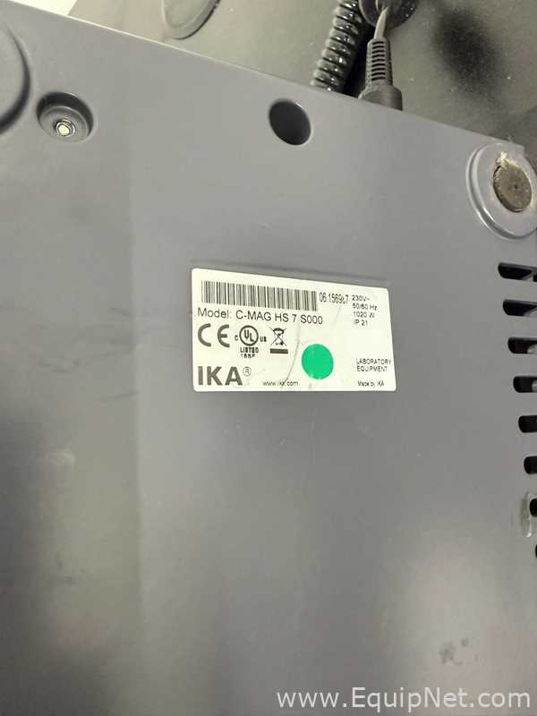 Lot of 4 IKA C-MAG HS 7 Hot Plate Stirrer with ETS-D5 Temperature Controller