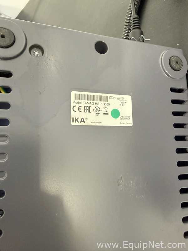 Lot of 4 IKA C-MAG HS 7 Hot Plate Stirrer with ETS-D5 Temperature Controller