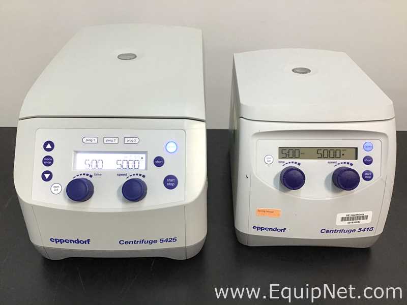 Lot Of 2 Eppendorf Laboratory Centrifuges