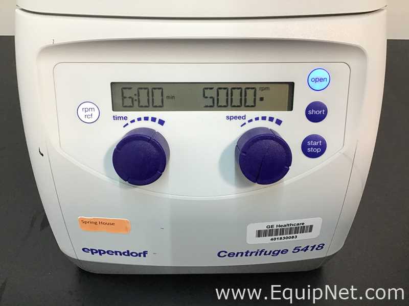 Lot Of 2 Eppendorf Laboratory Centrifuges