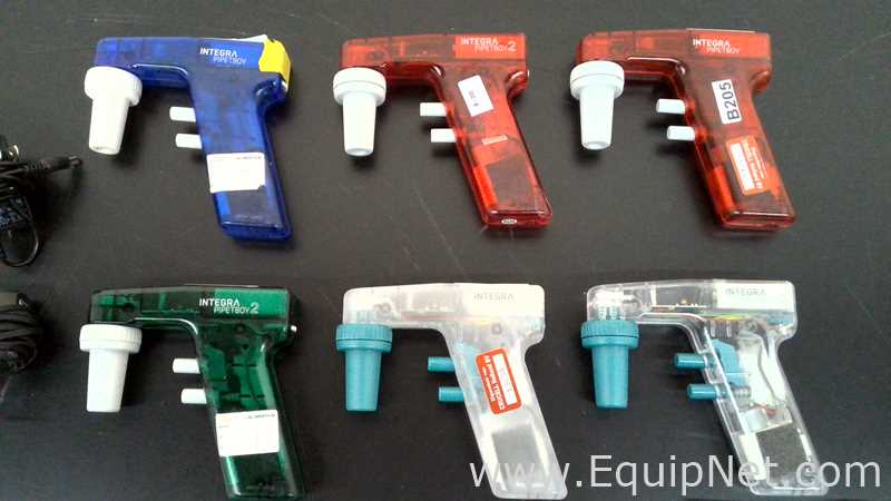 Lote de 6 Pipeteador Integra Biosciences Pipetboy 2