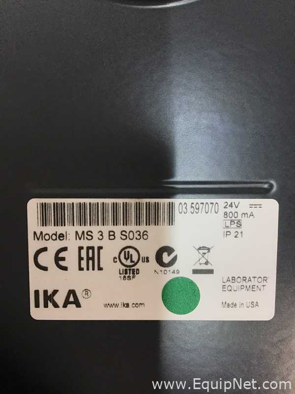 Lote de 2 Agitador IKA MS 3