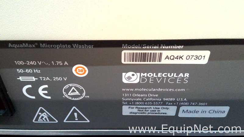 Molecular Devices AquaMax 4000 Microplate Washer