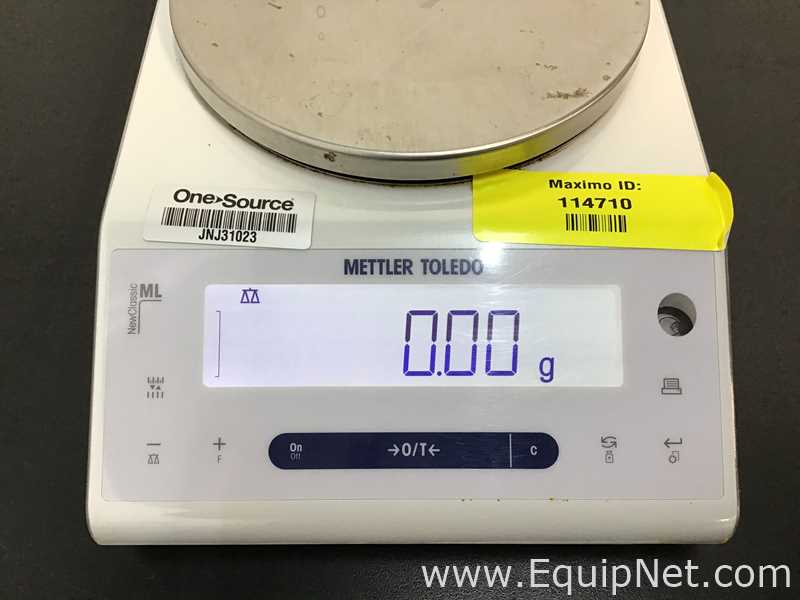 Mettler Toledo ML802E NewClassic SG Balance