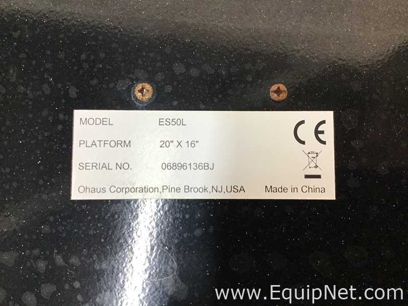 Ohaus Corporation ES50L Platform Balance
