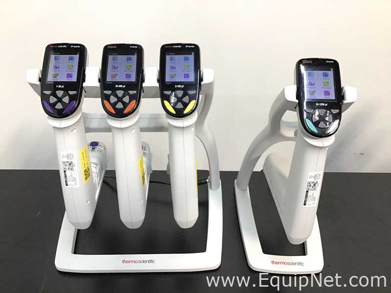 Lote de 4 Pipeteador Thermo Scientific E1-ClipTip