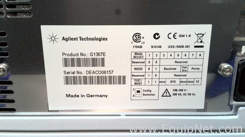 Agilent Technologies 1260 Infinity HPLC System with 1290 Infinity DAD and 1200 Series FLD