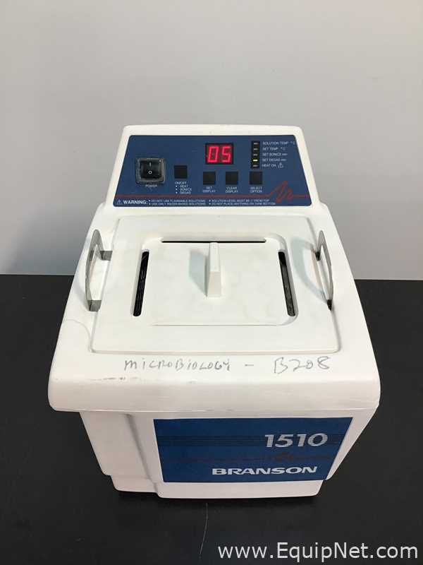 Limpiador Ultrasónico Bransonic 1510R-DTH