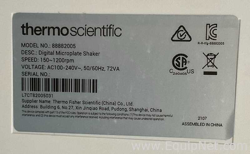 Agitador Thermo Scientific 88882005