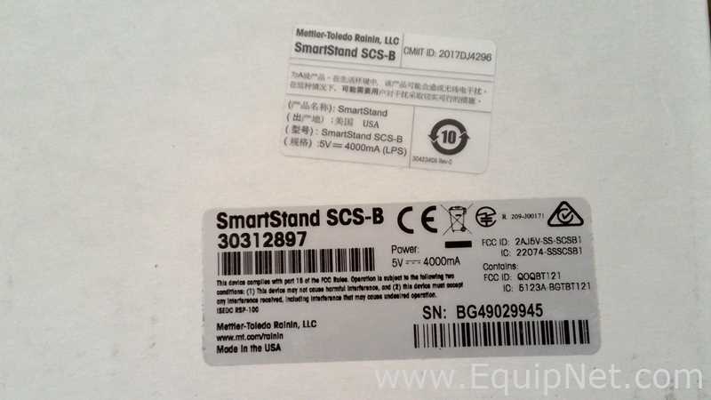Pipeteador Mettler Toledo Rainin  SmartStand SCS-B. Sin usar