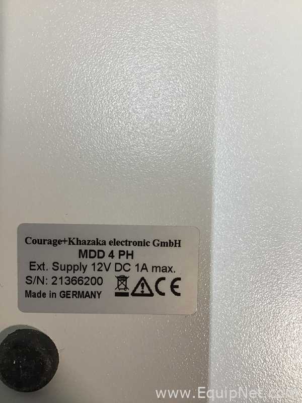 Medidor Courage Khazaka Electronic GmbH MDD4 PH