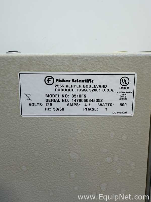 Estufa para Laboratórios Fisher Scientific 3510FS