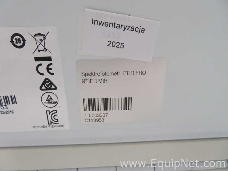 Espectrômetro de Massa Perkin Elmer Frontier FT-NIR
