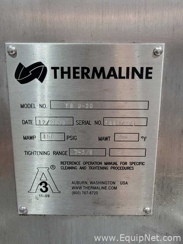 Línea de Intercambiador de Calor Thermaline T8 U-20