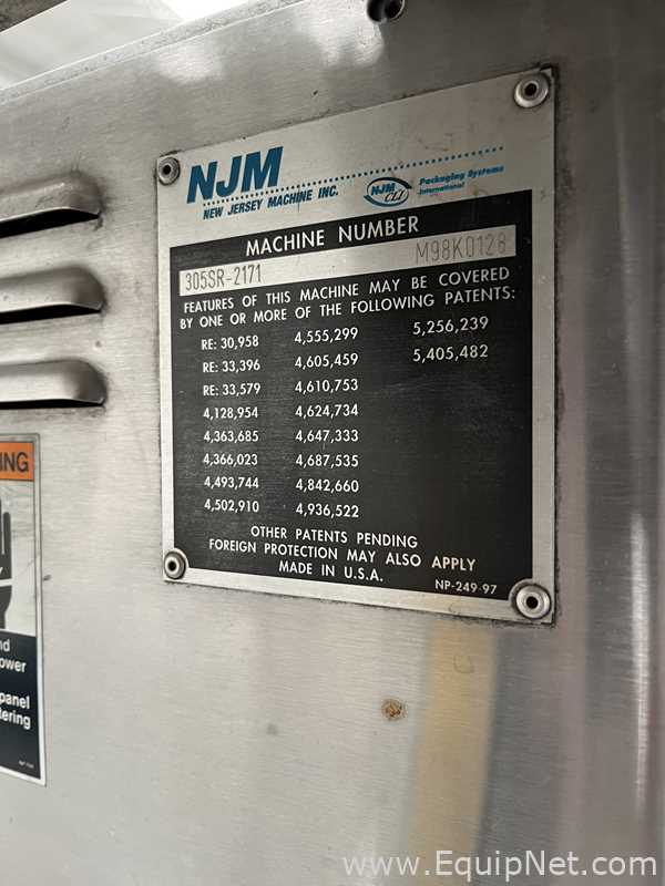 New Jersey Machine Auto-Colt II 326SRWP-2005 Pressure Sensitive Labeler