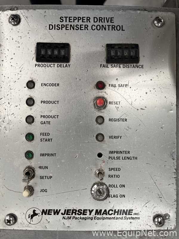 New Jersey Machine Auto-Colt II 326SRWP-2005 Pressure Sensitive Labeler