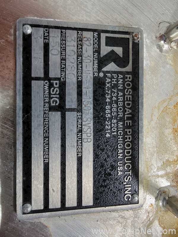 Filtro de Cartucho Rosedale Products, Inc. 82-30-4F
