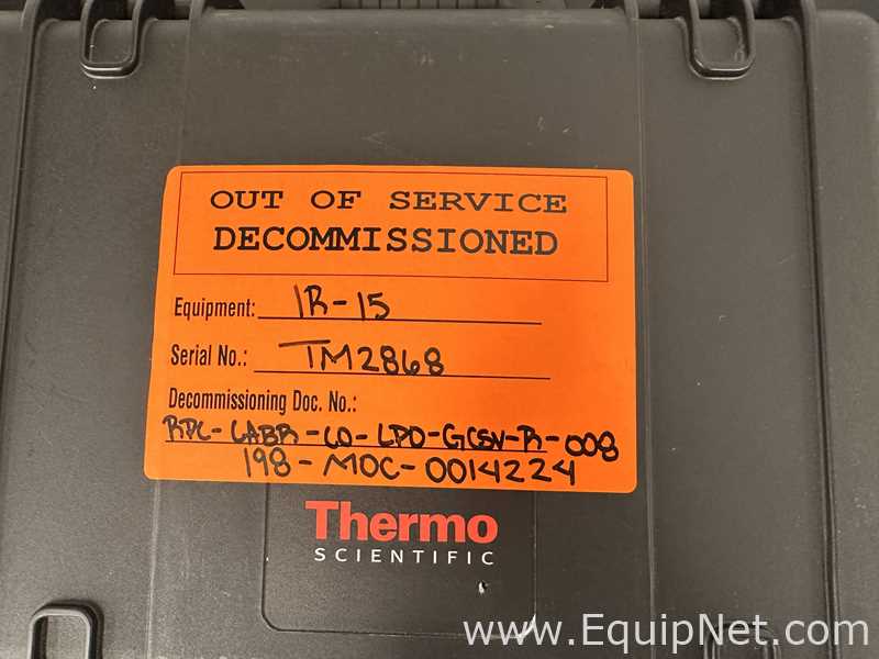 lote de  2 Analisador Químico Thermo Scientific TruScan RM