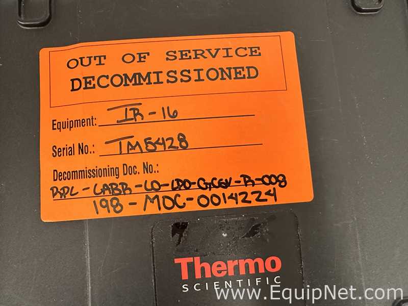 lote de  2 Analisador Químico Thermo Scientific TruScan RM