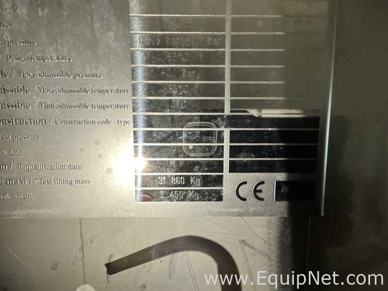 Tanque aço inox Goavec Engineering .  25365 Litros