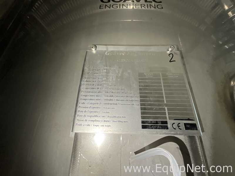 Tanque aço inox Goavec Engineering .  25365 Litros