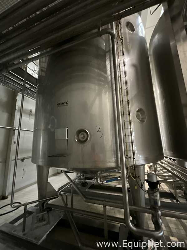 Tanque aço inox Goavec Engineering .  25365 Litros