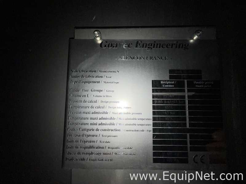 Tanque aço inox Goavec Engineering .  25365 Litros
