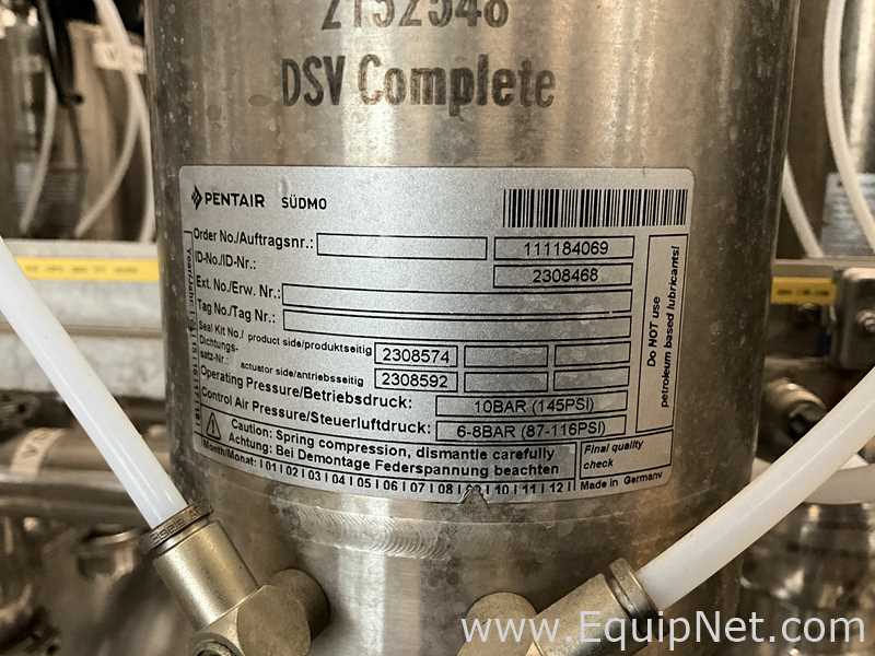 Válvula aço inox Pentair Sudmo