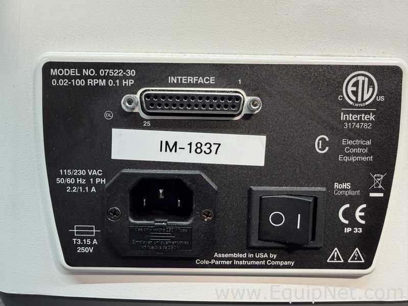 Cole Parmer 07522-30 Peristaltic Pump