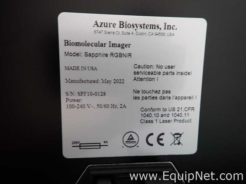 Azure Biosystems Sapphire RGBNIR Biomolecular Imager