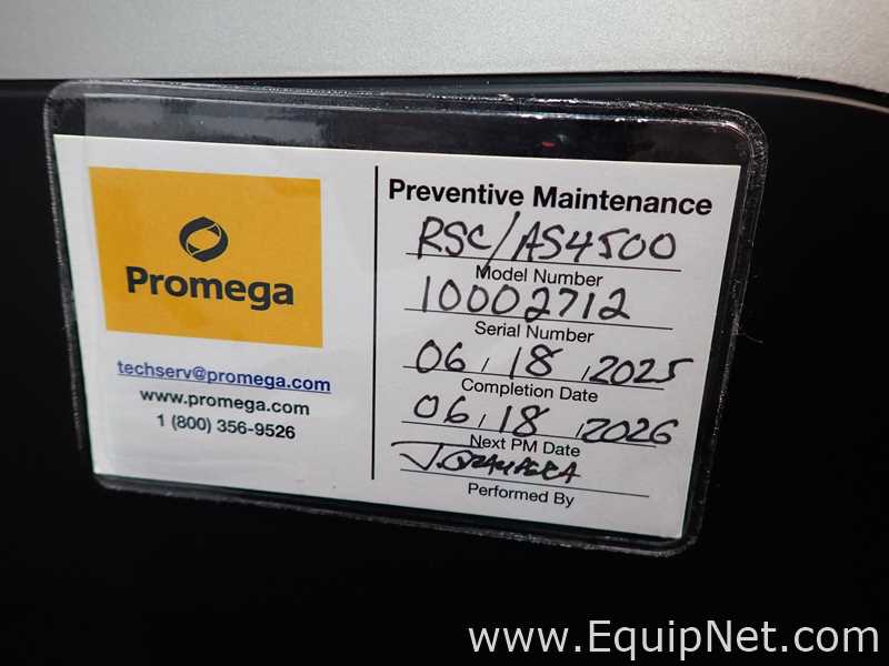 Promega Maxwell RSC Automated DNA or RNA Extractor with Integrated Quantification
