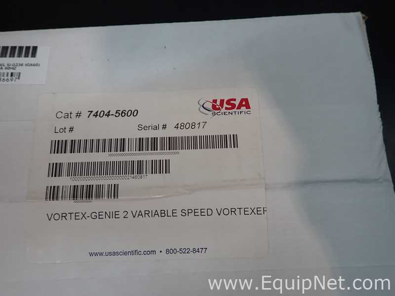 Unused Scientific Industries Inc. 7404-5600 Vortexers