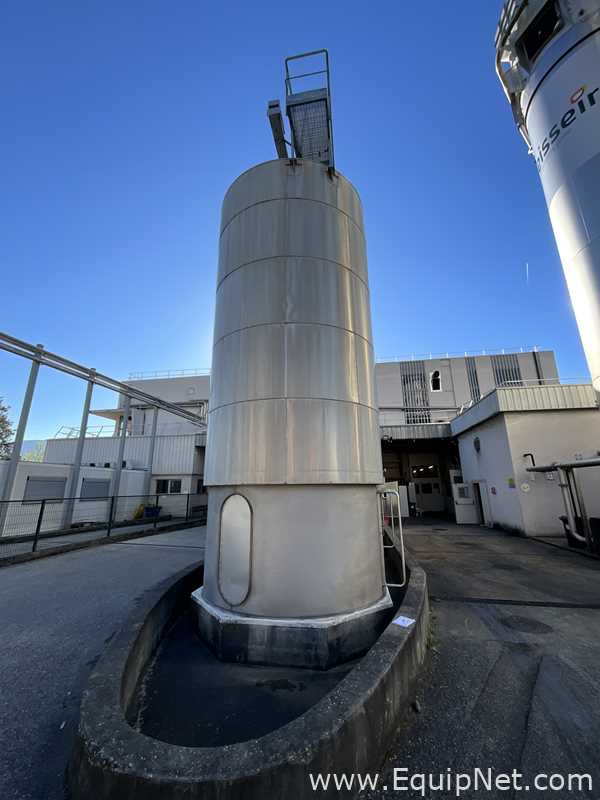 Tanque aço inox Chaudronnerie Tuyauterie .  37000 Litros