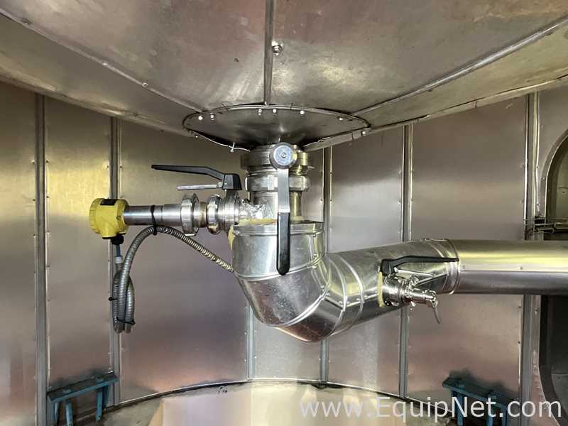 Tanque aço inox Chaudronnerie Tuyauterie .  37000 Litros