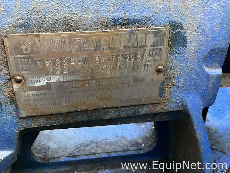 Bomba Centrífugas Acero inoxidable Guinard NX3X20