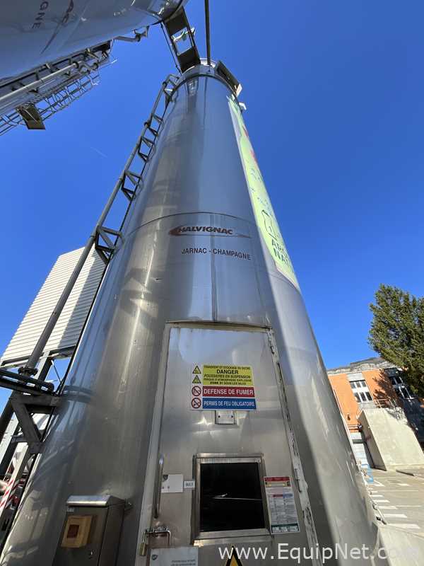 Silo aço inox Chalvignac Industries .  150 Toneladas