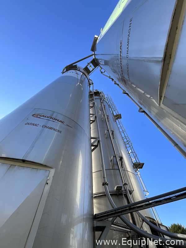 Silo aço inox Chalvignac Industries .  150 Toneladas