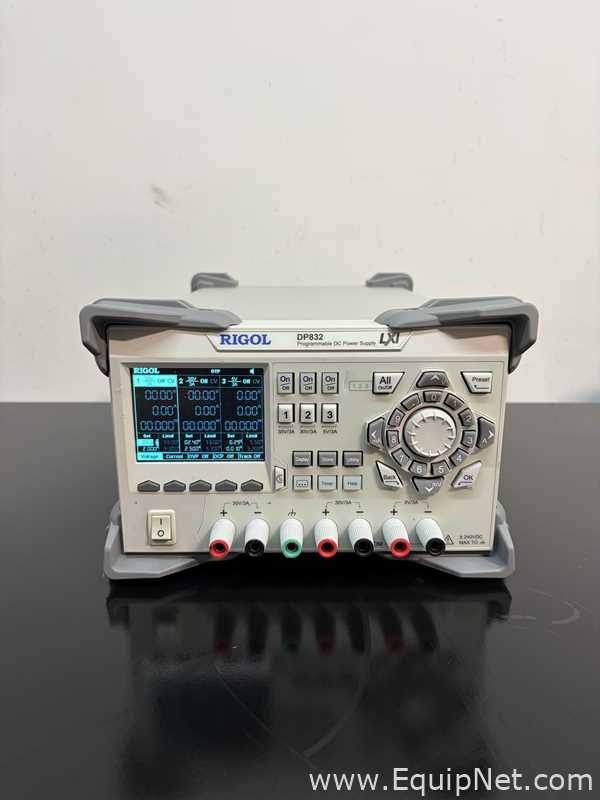Lot of 3 Rigol DP832 3-Channel Programmable Linear DC Power Supplies
