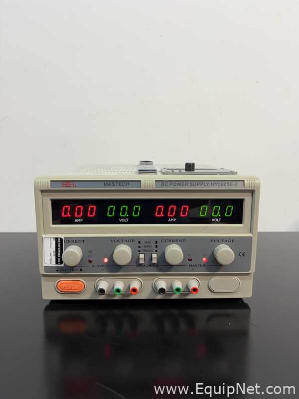 Lot of 3 Mastech HY5005E-2 Power Supplies
