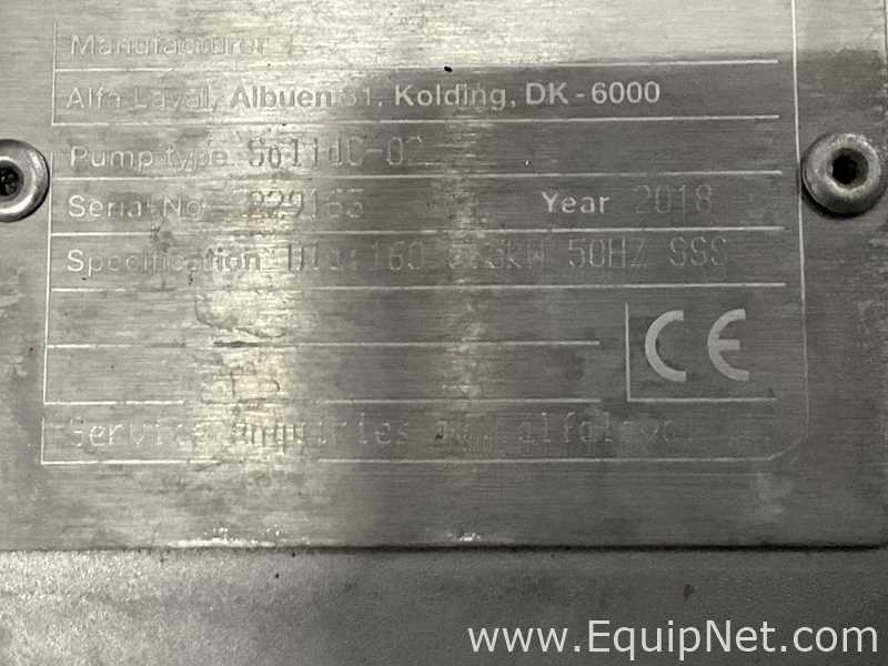 Bomba Centrífuga aço inox Alfa Laval SOLIDC-2
