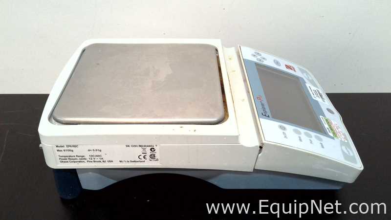 Báscula Ohaus Corporation EP6102C