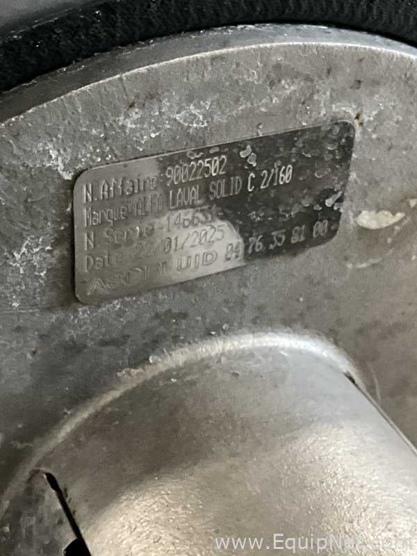 Bomba Centrífuga aço inox Alfa Laval SOLIDC-2