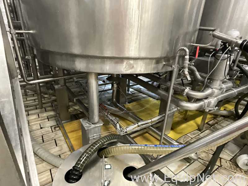Circa 3000 Litre Stainless Steel Mixing Tank