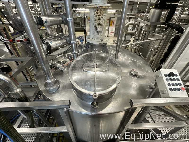 Circa 3000 Litre Stainless Steel Mixing Tank