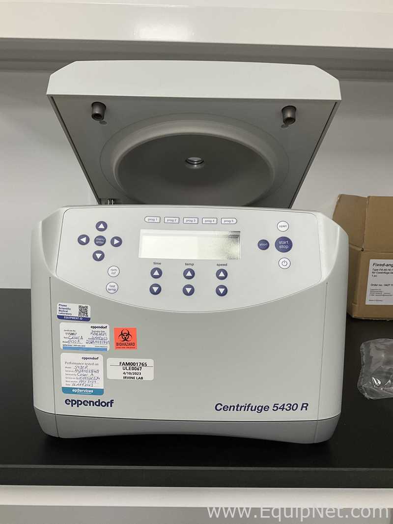 Eppendorf 5430 R Refrigerated Centrifuge