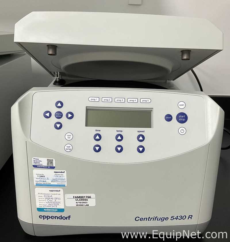 Eppendorf 5430 R Refrigerated Centrifuge