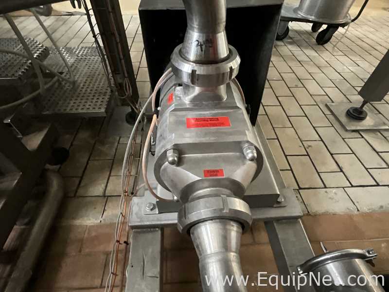 Jung Process Systems Hyghspin 90 Stainless Steel Contact Parts Twin Screw Pump