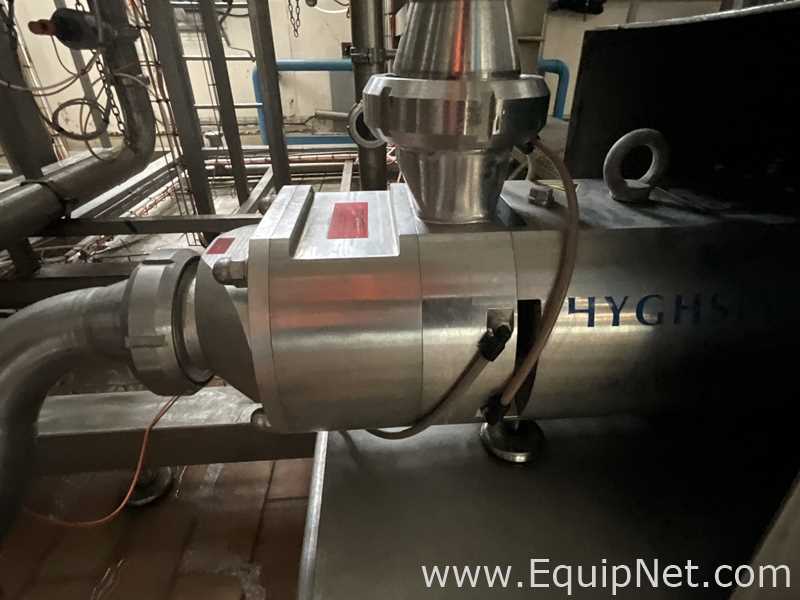 Jung Process Systems Hyghspin 90 Stainless Steel Contact Parts Twin Screw Pump